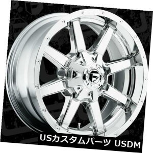 COAzC[ 20x8.25RD536 8x6.5 ET-240Ni4Zbgj 20x8.25 FUEL D536 8x6.5 ET-240 Chrome Rims (Set of 4)