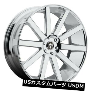 �C�O�A���z�C�[�� 22x9�_�u�V���b�g�J���[S120 5x4.5 ET38�N���[���z�C�[���i4�Z�b�g�j 22x9 Dub Shot Calla S120 5x4.5 ET38 Chrome Wheels (Set of 4) �y���s�A���i�z
