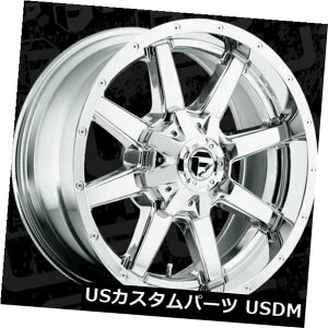 COAzC[ 20x8.25RD536 Maverick 8x165.1 ET-240Ni4Zbgj 20x8.25 Fuel D536 Maverick 8x165.1 ET-240 Chrome Rims (Set of 4)