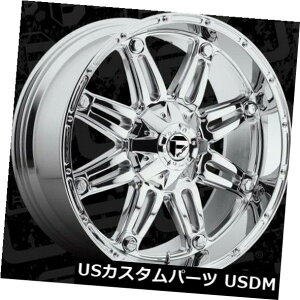 COAzC[ RlD530 22x9.5 8x170 ET-18N[zC[i4Zbgj Fuel Hostage D530 22x9.5 8x170 ET-18 Chrome Wheels Rims (Set of 4)