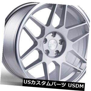 �C�O�A���z�C�[�� 19X8.5 / 19X10 3SDM 0.09 5X120 +35/40�V���o�[�|���b�V�����b�v�z�C�[���i4�Z�b�g�j 19X8.5/19X10 3SDM 0.09 5X120 +35/40 Silver Polished Lip Wheels (Set of 4)