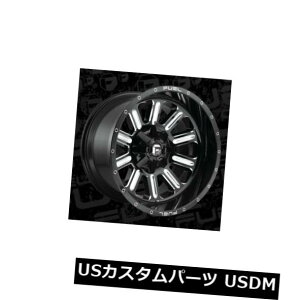 �C�O�A���z�C�[�� 20x12 Fuel D620 Hardline 8x170 ET-44 Black  Milled Rims (Set of 4) �y���s�A���i�z