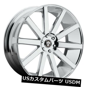 �C�O�A���z�C�[�� 22x9�_�u�V���b�g�J���[S120 5x120 ET38�N���[���z�C�[���i4�Z�b�g�j 22x9 Dub Shot Calla S120 5x120 ET38 Chrome Wheels (Set of 4) �y���s�A���i�z