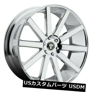 COAzC[ 22x9_uS120VbgJ[5x120 ET38N[i4Zbgj 22x9 Dub S120 Shot Calla 5x120 ET38 Chrome Rims (Set of 4)