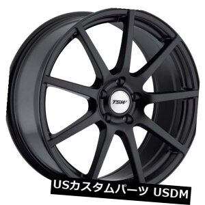 海外輸入ホイール 20x10 TSW Interlagos 5x112リム+40マットブラックホイール(4個セット) 20x10 TSW Interlagos 5x112 Rims +40 Matte Black Wheels (Set of 4)