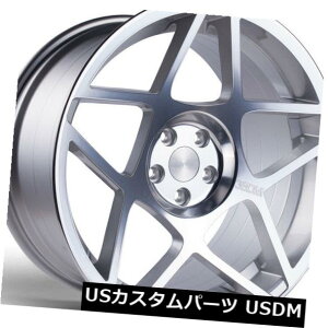 �C�O�A���z�C�[�� 20X9 / 20X10.5 3SDM 0.08 5X120 +18/27�V���o�[�J�b�g�z�C�[���i4�Z�b�g�j 20X9/20X10.5 3SDM 0.08 5X120 +18/27 Silver Cut Wheels (Set of 4)