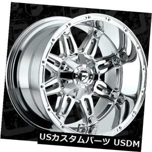 COAzC[ RlD530 20x12 5x4.5 / 5x5 ET-44Ni4Zbgj Fuel Hostage D530 20x12 5x4.5/5x5 ET-44 Chrome Rims (Set of 4)