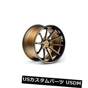 �C�O�A���z�C�[�� 20x9 Ferrada FR4 5x112 +35�}�b�g�u�����Y/�O���X�u���b�N���b�v�z�C�[���i4�Z�b�g�j 20x9 Ferrada FR4 5x112 +35 Matte Bronze/Gloss Black Lip Wheels (Set of 4) �y���s�A���i�z