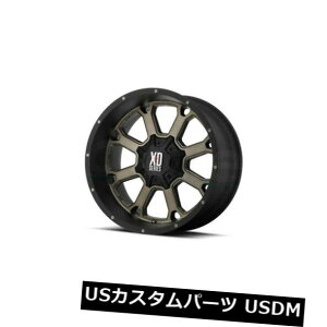 海外輸入ホイール 22x10 XDシリーズBY KMCホイールバック25 8x170 ET-18ブラックホイール(4個セット) 22x10 XD SERIES BY KMC WHEELS BUCK 25 8x170 ET-18 Black Wheels (Set of 4)