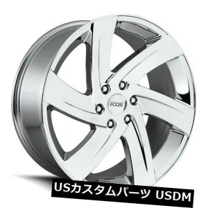 COAzC[ 22x9.5 FOOSE F166 6x5.5 ET25N[i4Zbgj 22x9.5 FOOSE F166 6x5.5 ET25 Chrome Rims (Set of 4)