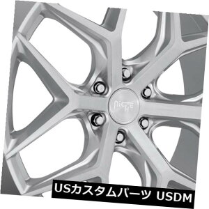�C�O�A���z�C�[�� 24x10�j�b�`����M233�o�C�XSuv 6x135 ET30�u���b�V���h�V���o�[�����i4�Z�b�g�j 24x10 Niche Rims M233 Vice Suv 6x135 ET30 Brushed Silver Rims (Set of 4) �y���s�A���i�z
