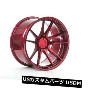 �C�O�A���z�C�[�� 20x9 / 10 Rohana RF2 5x120 +35/40�O���X���b�h�z�C�[���i4�Z�b�g�j 20x9/10 Rohana RF2 5x120 +35/40 Gloss Red Wheels (Set of 4) �y���s�A���i�z