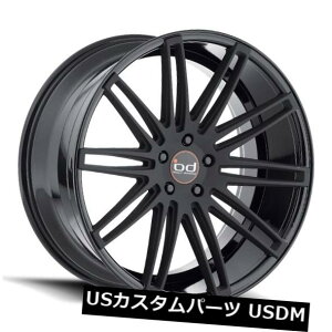 �C�O�A���z�C�[�� 22x9 Blaque Diamond BD-2 5x120 et30 2�g�[���u���b�N�z�C�[���i4�Z�b�g�j 22x9 Blaque Diamond BD-2 5x120 et30 2 Tone Black Wheels (Set of 4) �y���s�A���i�z
