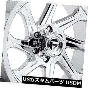 �C�O�A���z�C�[�� 20x10�R��D677�V�[�J�[5x127 ET-18�N���[���z�C�[���i4�Z�b�g�j 20x10 Fuel D677 Seeker 5x127 ET-18 Chrome Wheels (Set of 4) �y���s�A���i�z