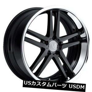 �C�O�A���z�C�[�� 19x9.5 Mandrus Simplex 5x112����+52�u���b�N�z�C�[���i4�Z�b�g�j 19x9.5 Mandrus Simplex 5x112 Rims +52 Black Wheels (Set of 4) �y���s�A���i�z