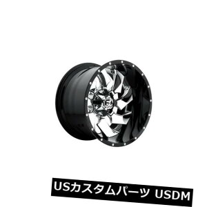 COAzC[ t[GN[o[D240 22x10 8x6.5 ET-13N[i4Zbgj Fuel Cleaver D240 22x10 8x6.5 ET-13 Chrome Rims (Set of 4)