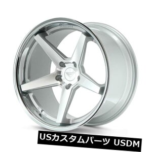 �C�O�A���z�C�[�� Ferrada FR3 22x10.5 5x120 +40 Machine Silver / Chrome LipWheels�i4�Z�b�g�j Ferrada FR3 22x10.5 5x120 +40 Machine Silver / Chrome LipWheels (Set of 4) �y���s�A���i�z