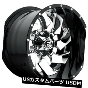 COAzC[ Fuel Cleaver D240 22x10 8x170 ET-13 Chrome Wheels Rimsi4Zbgj Fuel Cleaver D240 22x10 8x170 ET-13 Chrome Wheels Rims (Set of 4)