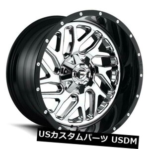 COAzC[ 22x12RD211 Triton 8x165.1 ET-44Ni4Zbgj 22x12 Fuel D211 Triton 8x165.1 ET-44 Chrome Rims (Set of 4)