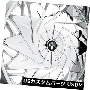 �C�O�A���z�C�[�� 26x10�_�uS235 Dazr 5x120.7 / 5x127 ET5�N���[���z�C�[���i4�Z�b�g�j 26x10 Dub S235 Dazr 5x120.7/5x127 ET5 Chrome Wheels (Set of 4) �y���s�A���i�z