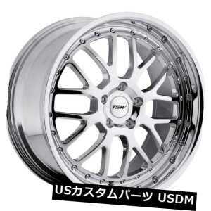 海外輸入ホイール 20x8.5 / 10 TSW Valencia 5x120 +20/20クロームホイール(4個セット) 20x8.5/10 TSW Valencia 5x120 +20/20 Chrome Wheels (Set of 4)