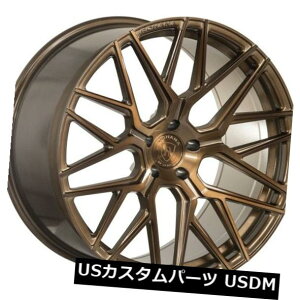 COAzC[ 20x9 Rohana RFX10 5x112 +25ubVhuYzC[i4Zbgj 20x9 Rohana RFX10 5x112 +25 Brushed Bronze Wheels (Set of 4)