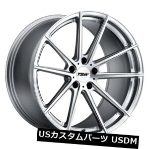 海外輸入ホイール 21x9 TSWバサースト5x112リム+37シルバーホイール(4個セット) 21x9 TSW Bathurst 5x112 Rims +37 Silver Wheels (Set of 4)