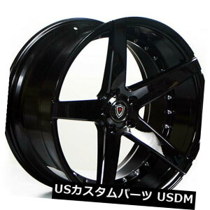 COAzC[ 20 "Marquee Wheels 3226 Black Concave Rims Fit Chevy Camaro ZL1 20" Marquee Wheels 3226 Black Concave Rims fit Chevy Camaro ZL1