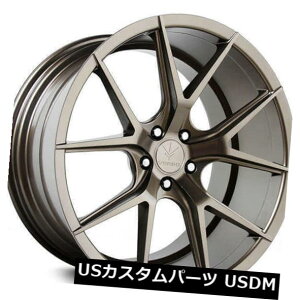 �C�O�A���z�C�[�� New�i4�j20 �X�^�b�K�[�h���F���f�z�C�[��V99���O���X�u�����Y���� New(4) 20 Staggered Verde Wheels V99 Axis Gloss Bronze Rims �y���s�A���i�z