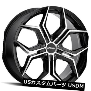COAzC[ i4pcsj18 "MKWzC[M121OXubN}VhtFCXFS (4pcs) 18" MKW Wheels M121 Gloss Black Machined Face Rims FS