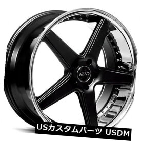 海外輸入ホイール 20 "Azad Wheels AZ008グロスブラックCHリップリムフィットクライスラー300S AWD 20" Azad Wheels AZ008 Gloss Black CH Lip Rims fit Chrysler 300S AWD 【並行輸入品】