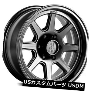 �C�O�A���z�C�[�� 4 /�V����17x9 XD�z�C�[��XD301�^�[�r���T�e���u���b�N�I�t���[�h����AD 4/New 17x9 XD Wheels XD301 Turbine Satin Black Off Road Rims AD �y���s�A���i�z