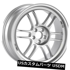 �C�O�A���z�C�[�� 17x10 Enkei RPF1 5x114.3 +18�V���o�[�z�C�[���i4�Z�b�g�j 17x10 Enkei RPF1 5x114.3 +18 Silver Wheels (Set of 4) �y���s�A���i�z