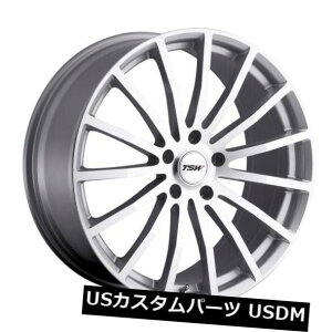 COAzC[ 20x8.5 TSW}[5x114.3+40Vo[zC[i4Zbgj 20x8.5 TSW Mallory 5x114.3 Rims +40 Silver Wheels (Set of 4)