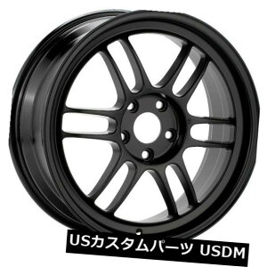 �C�O�A���z�C�[�� 18x9.5 Enkei RPF1 5x114.3 +15�u���b�N�z�C�[���i4�Z�b�g�j 18x9.5 Enkei RPF1 5x114.3 +15 Black Wheels (Set of 4) �y���s�A���i�z