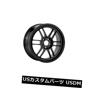 �C�O�A���z�C�[�� 17x8 / 9 Enkei RPF1 5x114.3 +45�u���b�N�z�C�[���i4�Z�b�g�j 17x8/9 Enkei RPF1 5x114.3 +45 Black Wheels (Set of 4) �y���s�A���i�z