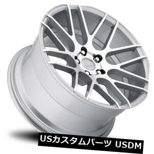 �C�O�A���z�C�[�� 18x9 MRR GF7 5x120 +15�V���o�[�z�C�[���̐V�����Z�b�g�i4�j 18x9 MRR GF7 5x120 +15 Silver Wheels New Set of (4) �y���s�A���i�z
