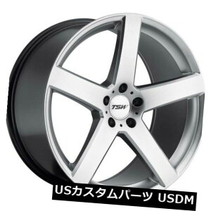 海外輸入ホイール 19x95 TSW Rivage 5x114.3リム+40ハイパーシルバーホイール(4個セット) 19x95 TSW Rivage 5x114.3 Rims +40 Hyper Silver Wheels (Set of 4)