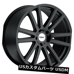 海外輸入ホイール 20x10 TSWギャツビー5x130リム+35マットブラックホイール(4個セット) 20x10 TSW Gatsby 5x130 Rims +35 Matte Black Wheels (Set of 4)