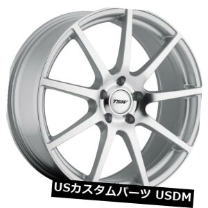 海外輸入ホイール 17x9 TSW Interlagos 5x114.3リム+63シルバーホイール(4個セット) 17x9 TSW Interlagos 5x114.3 Rims +63 Silver Wheels (Set of 4)
