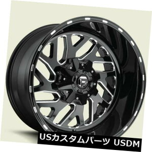 COAzC[ Fuel Triton D581 18x9 5x5.5 / 5x150 ET-12ubN/~hi4Zbgj Fuel Triton D581 18x9 5x5.5/5x150 ET-12 Black/Milled Rims (Set of 4)