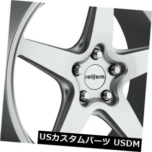 COAzC[ 19x9.5 Rotiform R147 Wgr 5x112 ET35Vo[zC[i4Zbgj 19x9.5 Rotiform R147 Wgr 5x112 ET35 Silver Wheels (Set of 4)