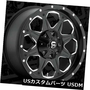 �C�O�A���z�C�[�� 20x9 Fuel D534 Boost 6x135/6x139.7 ET-12 Black  Milled Rims (Set of 4) �y���s�A���i�z