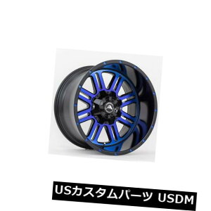 COAzC[ 20x12AJIt[hA106 5x5.5i5x139.7jET-44ubNu[eBgi4Zbgj 20x12 American OffRoad A106 5x5.5(5x139.7) ET-44 Black Blue Tint Rims (Set of 4)
