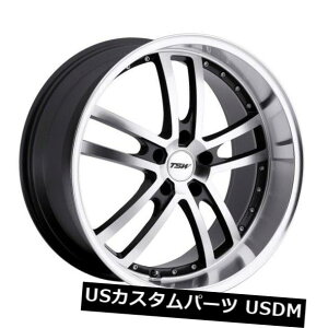 海外輸入ホイール 19x8 TSW Cadwell 5x112リム+32ミラーカットフェイスホイール(4個セット) 19x8 TSW Cadwell 5x112 Rims +32 Mirror Cut Face Wheels (Set of 4)