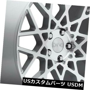 COAzC[ 19x8.5 Rotiform R110 Blq 5x112 ET35 Silver  Machined Rims (Set of 4)