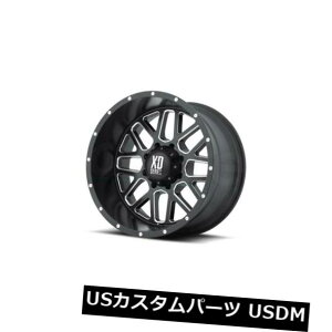 COAzC[ 20x10 XDV[YBY KMCOl[h8x170 ET-24ubN~hi4Zbgj 20x10 XD SERIES BY KMC Rims GRENADE 8x170 ET-24 Black Milled Rims (Set of 4)