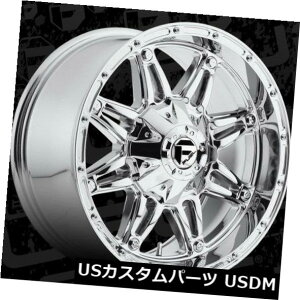 COAzC[ RlD530 18x9 6x135 / 6x5.5 ET20Ni4Zbgj Fuel Hostage D530 18x9 6x135/6x5.5 ET20 Chrome Rims (Set of 4)