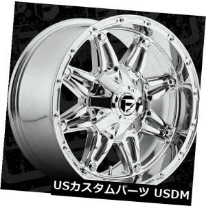COAzC[ 18x9RD530l6x120 / 6x139.7 ET19N[i4Zbgj 18x9 Fuel D530 Hostage 6x120/6x139.7 ET19 Chrome Rims (Set of 4)