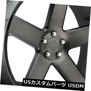 �C�O�A���z�C�[�� 22x9.5�_�uS116�o���[5x115 ET13�u���b�N�}�V�j���O�h�t�F�C�X�����i4�Z�b�g�j 22x9.5 Dub S116 Baller 5x115 ET13 Black Machined Face Rims (Set of 4) �y���s�A���i�z